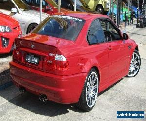 2004 BMW M3 E46 Red Automatic 6sp A Coupe