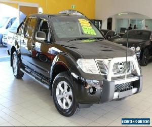 2014 Nissan Navara D40 S7 ST Black Manual M Utility