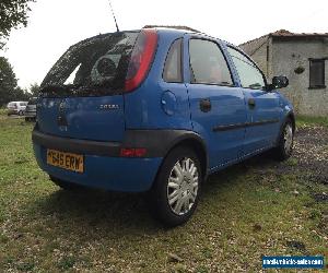 2001 VAUXHALL CORSA COMFORT 12V BLUE FSH - NO RESERVE