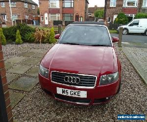 AUDI A4 CABRIOLET SPORT 3.0 V6 2003 SPARES OR REPAIR MOT SEP 2017