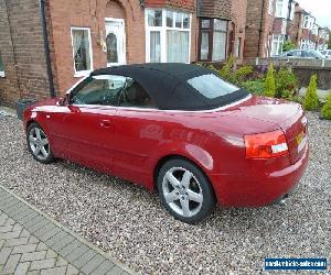 AUDI A4 CABRIOLET SPORT 3.0 V6 2003 SPARES OR REPAIR MOT SEP 2017