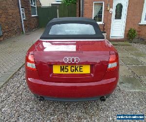 AUDI A4 CABRIOLET SPORT 3.0 V6 2003 SPARES OR REPAIR MOT SEP 2017