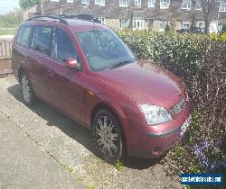 2003 FORD MONDEO ESTATE GHIA X TDCI RED for Sale