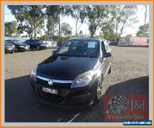 2006 Holden Astra AH MY06 CD Black Manual 5sp M Hatchback