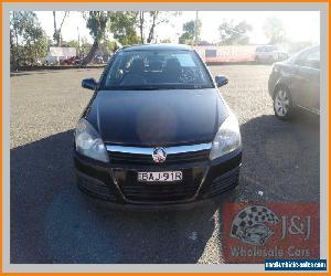 2006 Holden Astra AH MY06 CD Black Manual 5sp M Hatchback