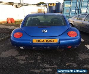 2002 VOLKSWAGEN BEETLE BLUE,2.0 PETROL,SPARES OR REPAIR,PROJECT