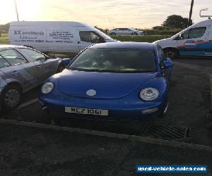 2002 VOLKSWAGEN BEETLE BLUE,2.0 PETROL,SPARES OR REPAIR,PROJECT