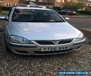 2006 VAUXHALL CORSA SXI +16V SILVER 48500 MILES 