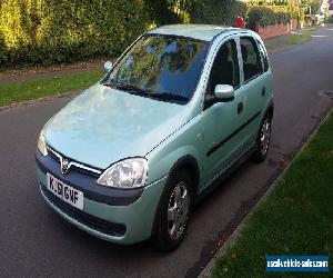 2001 VAUXHALL CORSA ELEGANCE 16V AUTO GREEN   LOW MILES 