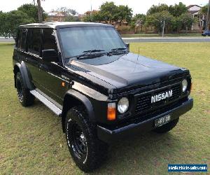 1991 Nissan Patrol TI (4x4) Black Manual 5sp M Wagon