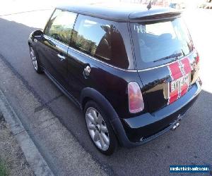 2003 Mini Cooper R53 S Black Manual 6sp M Hatchback