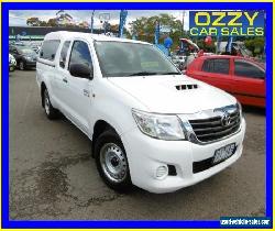 2011 Toyota Hilux KUN16R MY12 SR White Manual 5sp M Extracab for Sale