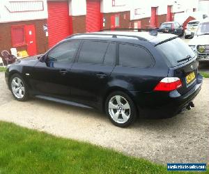 L@@K 2006 BMW 520D M SPORT TOURING BLACK,SPARES OR REPAIRS.DRIVE AWAY,NO RESERVE