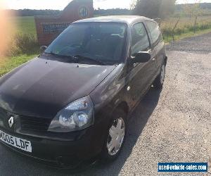 RENAULT CLIO RUSH 1.2 8V THREE DOOR BLACK 2005