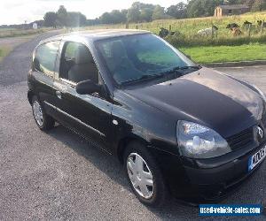 RENAULT CLIO RUSH 1.2 8V THREE DOOR BLACK 2005