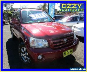 2004 Toyota Kluger MCU28R CVX (4x4) Burgundy Automatic 5sp A Wagon