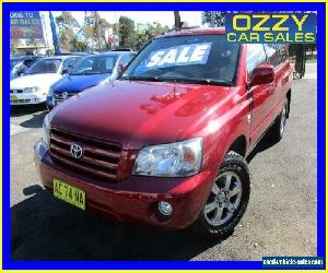 2004 Toyota Kluger MCU28R CVX (4x4) Burgundy Automatic 5sp A Wagon