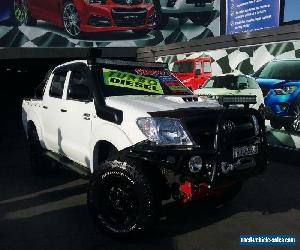 2006 Toyota Hilux KUN26R SR5 (4x4) White Manual 5sp M Dual Cab Chassis