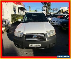 2007 Subaru Forester 79V MY07 X White Automatic 4sp A Wagon