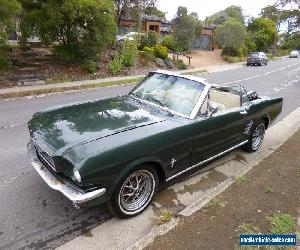 Ford Mustang 66 convertible c code 289 V8 auto  