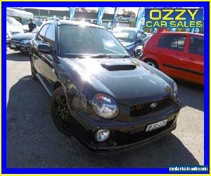 2002 Subaru Impreza MY02 WRX (AWD) Black Manual 5sp M Hatchback