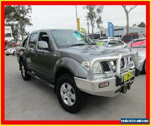 2011 Nissan Navara D40 ST Grey Automatic 5sp A 4D UTILITY