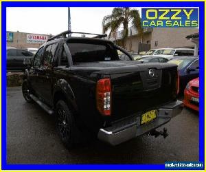 2011 Nissan Navara D40 ST-X 550 (4x4) Black Automatic 7sp A Dual Cab Utility