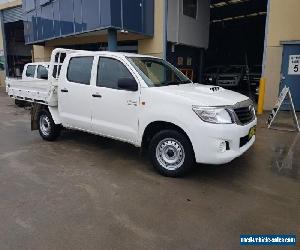 2012 Toyota Hilux KUN16R MY12 SR White Manual 5sp M