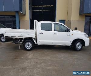 2012 Toyota Hilux KUN16R MY12 SR White Manual 5sp M