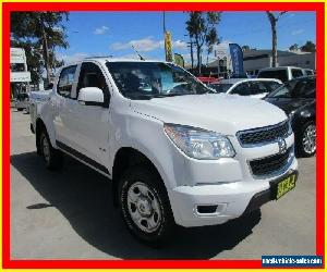 2013 Holden Colorado RG MY13 LX White Automatic A 4D CAB CHASSIS