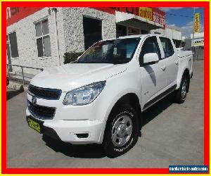 2013 Holden Colorado RG MY13 LX White Automatic A 4D CAB CHASSIS