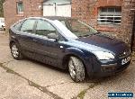 2006 FORD FOCUS SPORT D A BLUE SPARES OR REPAIR for Sale