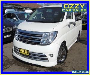 2005 Nissan Elgrand RIDER E51 White Automatic A Wagon