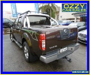 2009 Nissan Navara D40 Titanium Edition (4x4) Brown Manual 6sp M