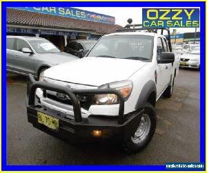 2011 Ford Ranger PK XL (4x4) White Manual 5sp M Super Cab Chassis