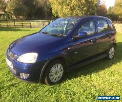 2005 VAUXHALL CORSA DESIGN TWINPORT BLUE for Sale