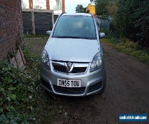 2006 VAUXHALL ZAFIRA CLUB SILVER SPARES OR REPAIRS ENGINE NO GOOD 