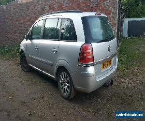 2006 VAUXHALL ZAFIRA CLUB SILVER SPARES OR REPAIRS ENGINE NO GOOD 