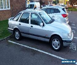 Ford Sierra 1.6 Azura Silver. 1992 With MOT - June 2017 Stainless Exhaust for Sale