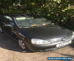 2001 VAUXHALL CORSA SRI 16V BLACK, SPARES OR REPAIRS