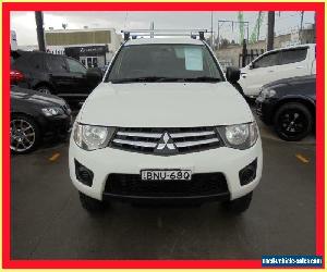 2009 Mitsubishi Triton MN MY10 GLX White Automatic 4sp A 4D Utility