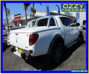 2008 Mitsubishi Triton ML MY08 GLX-R (4x4) White Manual 5sp M Dual Cab Utility