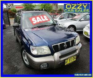 2001 Subaru Forester MY01 Limited Blue Manual 5sp M Wagon