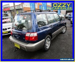 2001 Subaru Forester MY01 Limited Blue Manual 5sp M Wagon