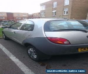 Silver Ford KA 1.3 2002 3-door hatchback Petrol