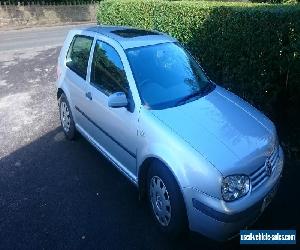 2001 VOLKSWAGEN GOLF S SILVER 1.4 72k NO PREVIOUS OWNERS LONG MOT GREAT CAR