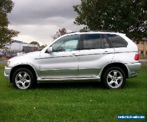 2001 BMW X5 AUTO SILVER 4X4 ESTATE