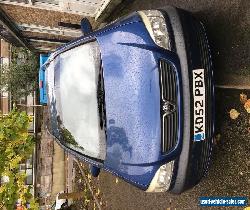 2002 VAUXHALL ZAFIRA COMFORT 16V BLUE for Sale