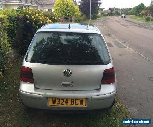 2000 VOLKSWAGEN GOLF GT TDI SILVER SPARES OR REPAIR