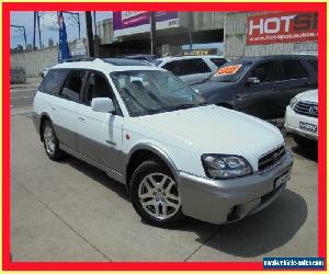 2003 Subaru Outback B3A MY03 Luxury White Manual 5sp M Wagon